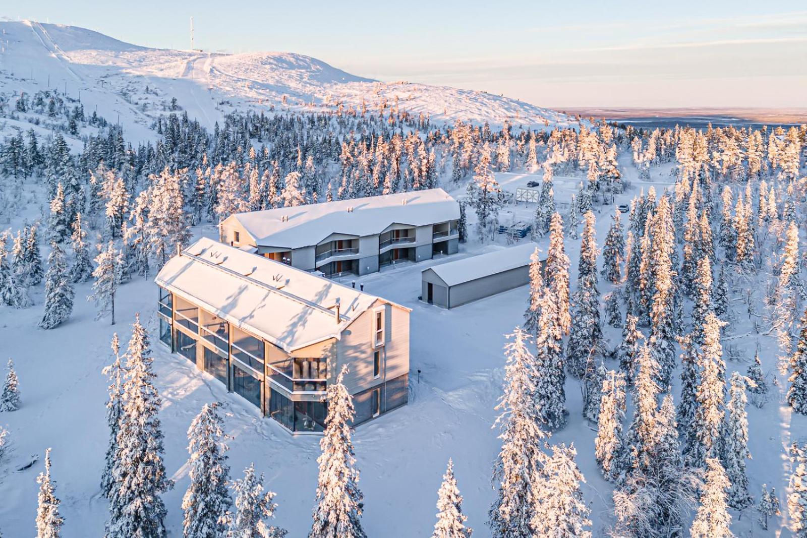 Ferienwohnung Aavalevi Haven Chalet, On The Mountain Exterior foto